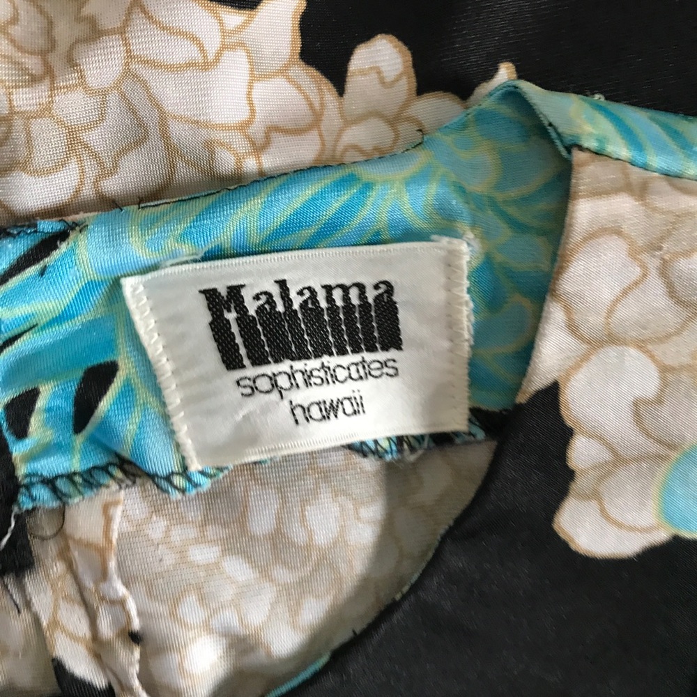 *sold* Malama Hawaiian Vintage Dress - Picture 6 of 7